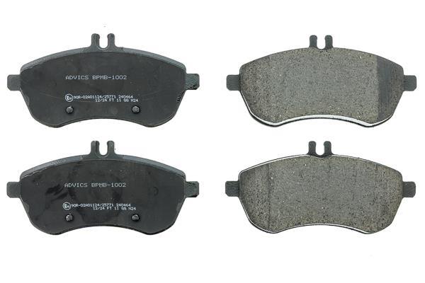Jeu de 4 plaquettes de frein AISIN ref. BPMB-1002